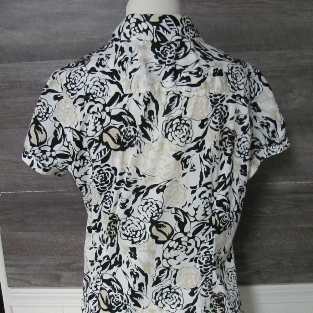 ALFANI   LADIES SHORT SLEEVE BLOUSE - Picture 3 of 7